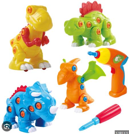 Dinosaur Build and Drill Set