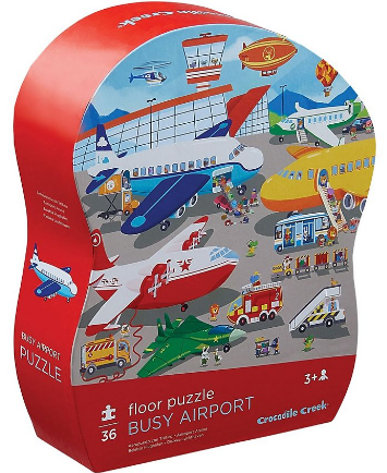 Busy airport floor puzzle