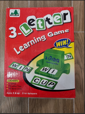 3 letter learning game