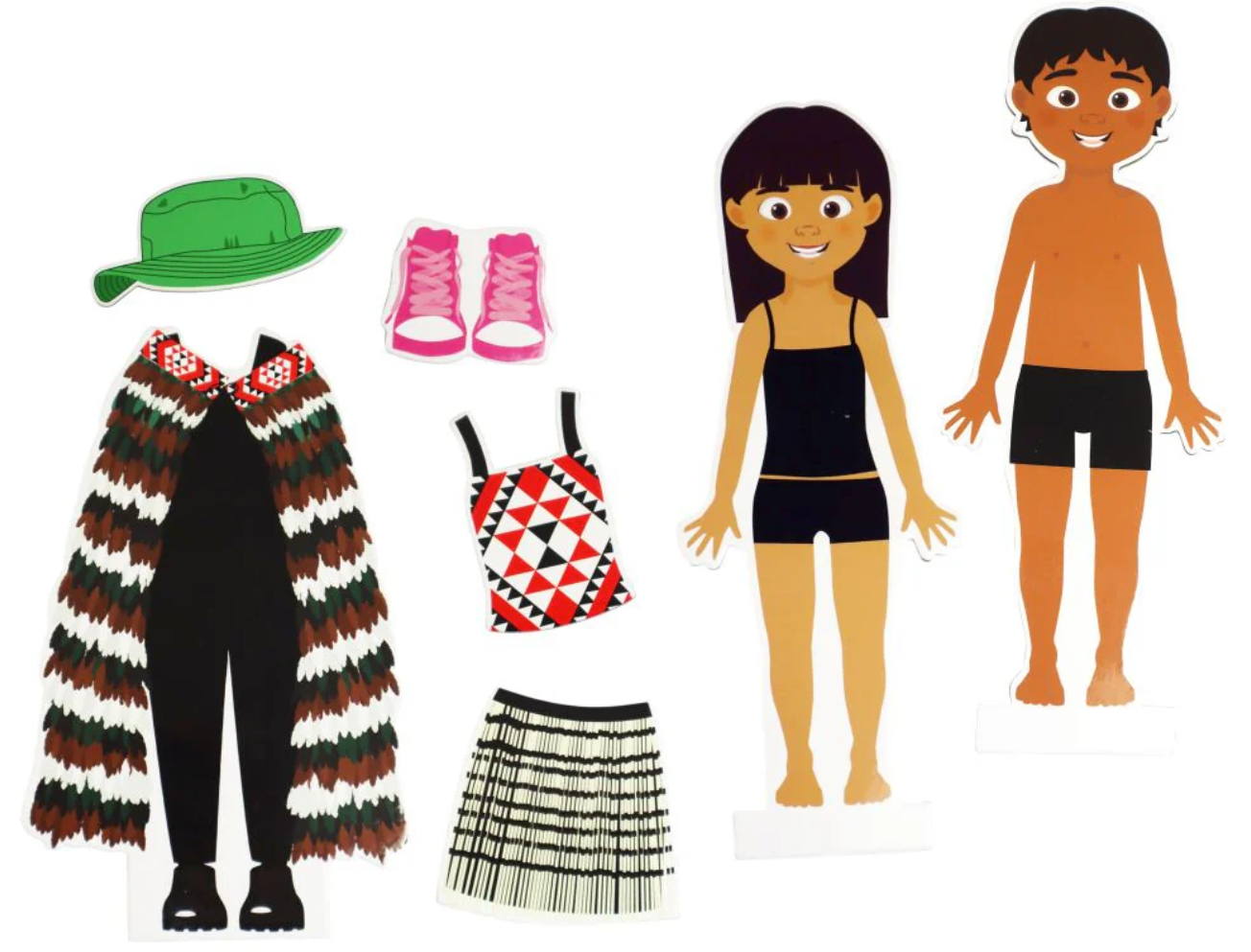 Kākahuria Magnetic Dress Up Game - Clothing - Te Reo