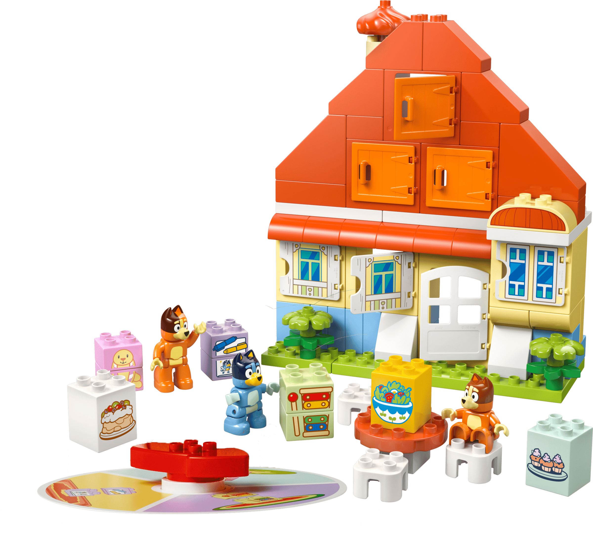 Bluey`s Family House with Memory Game